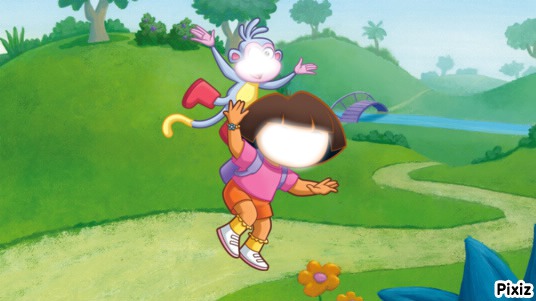 Dora & Babouche Фотомонтажа