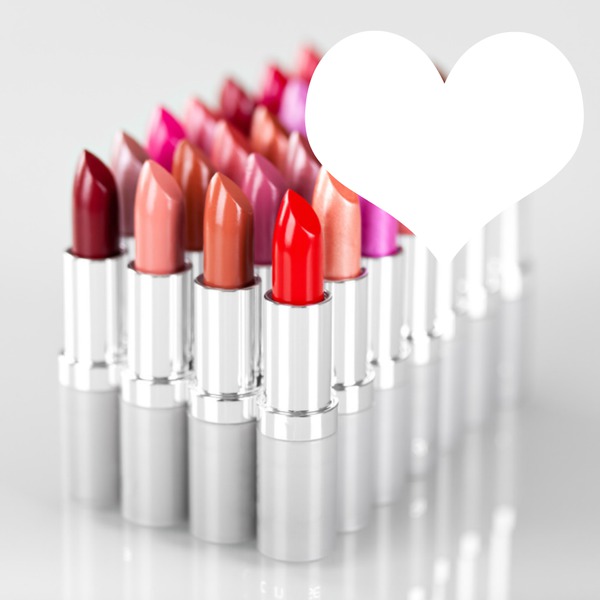 Lipstick Colors Photomontage