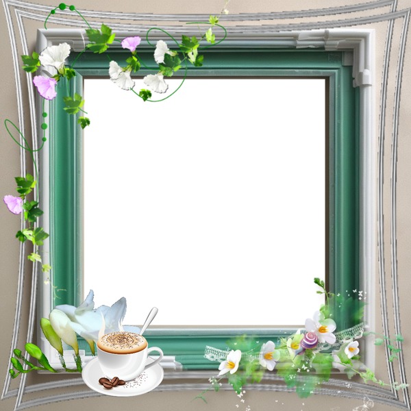 Rahmen Blumen Photo frame effect