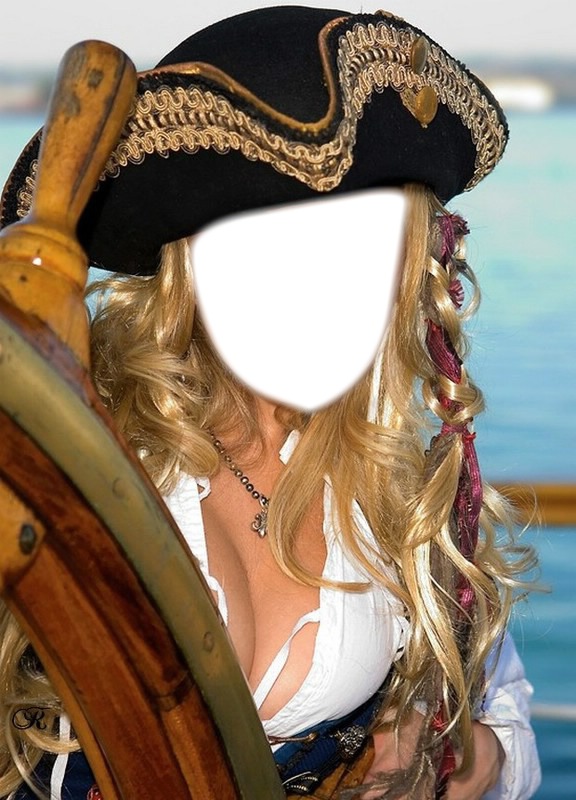 pirate femme nath フォトモンタージュ