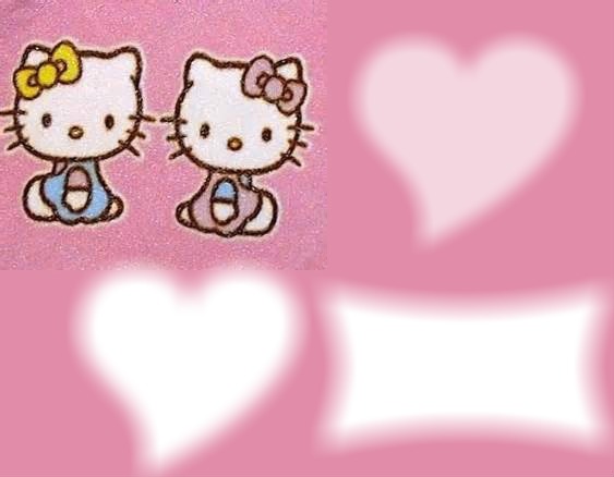 kitty and mimi Φωτομοντάζ