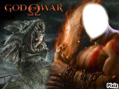 god of war Fotomontagem