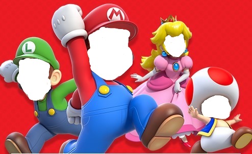Super Mario フォトモンタージュ