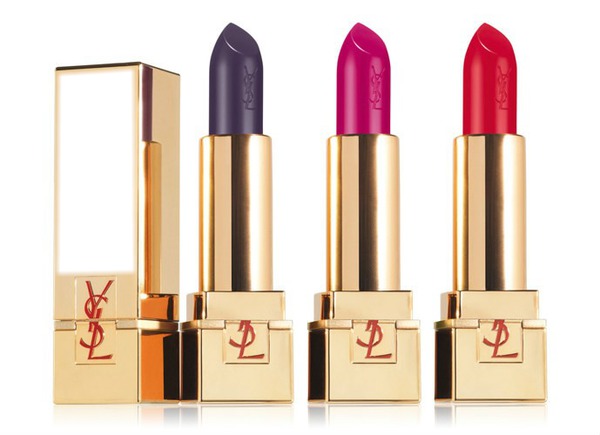 Yves Saint Laurent Rouge Pur Couture Golden Lustre Ruj 3 renk Fotomontaža