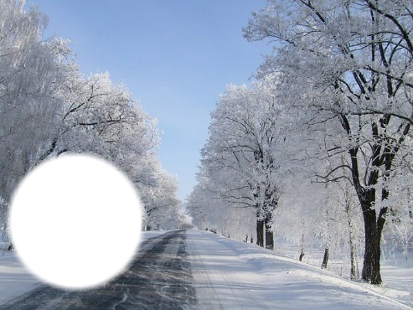 L'hiver Fotomontāža