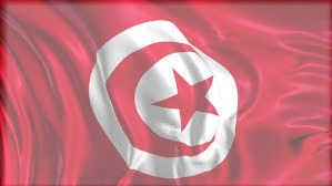 Tunisian flag Fotomontage