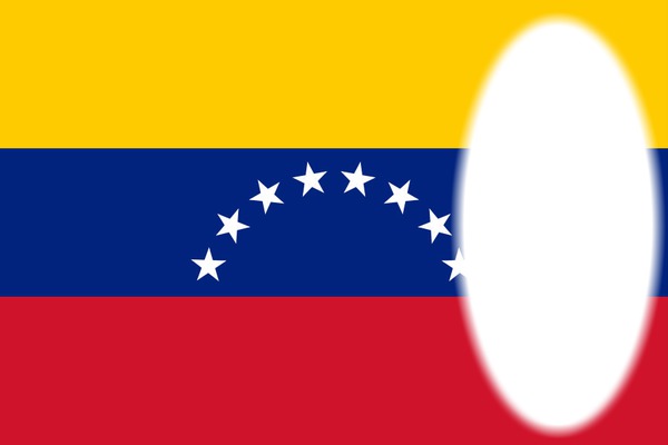 Venezuela bandera Fotomontaż