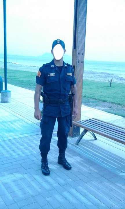 policia Photo frame effect