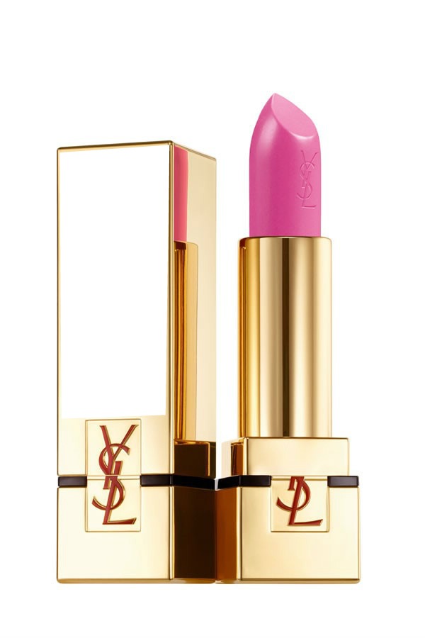 Yves Saint Laurent Rouge Pur Couture Lipstick in Rose Tropical Photomontage