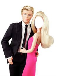 Barbie i Ken Fotomontáž