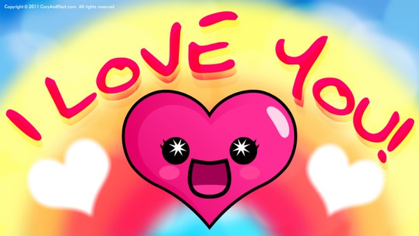 I love you ! Fotoğraf editörü