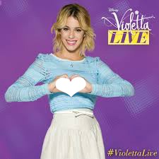 Violetta Live Montaje fotografico