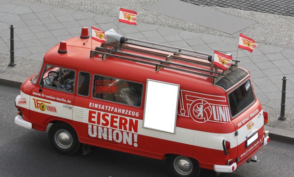 EISERN UNION BERLIN Fotomontáž