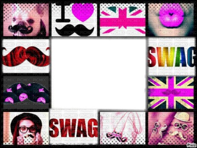 cadre moustache Montage photo