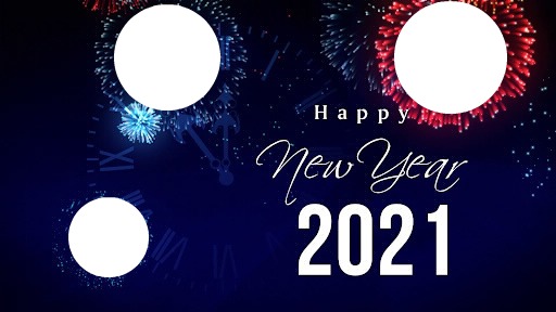 Happy New Year #2021 Photomontage