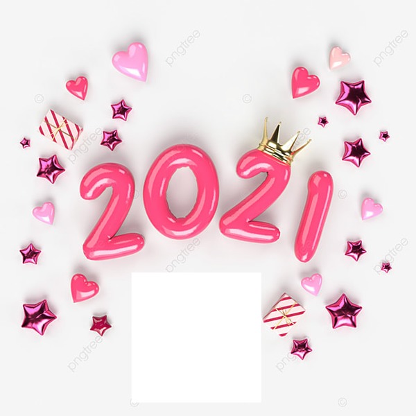 bonne année 2021 Fotomontaža