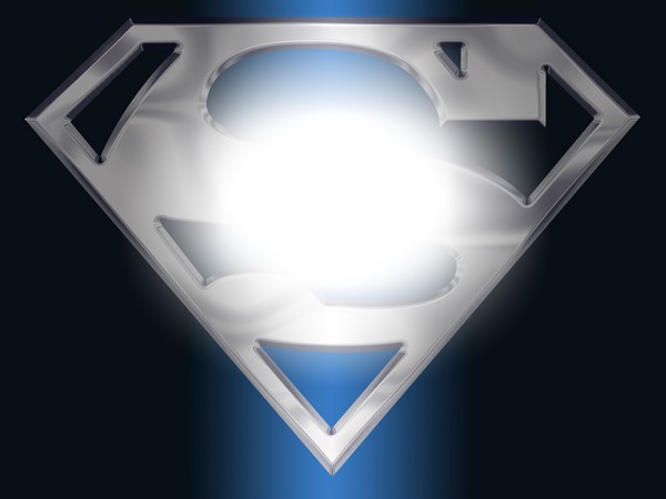 superman logo metal Fotoğraf editörü