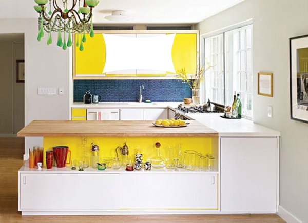 cozinha amarela Fotomontasje