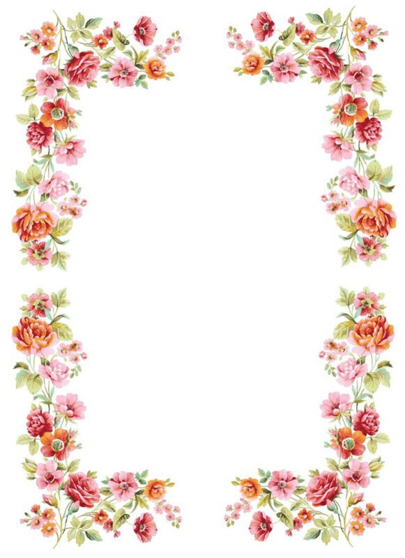 Flower frame oval 1 Montage photo