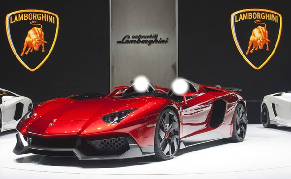 Lamborghini Photo frame effect