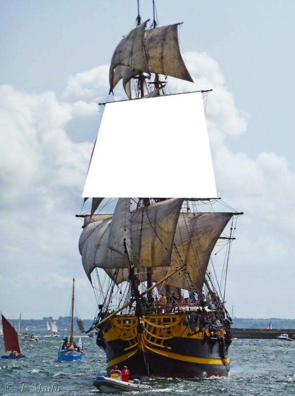 Bateau pirate Fotomontasje