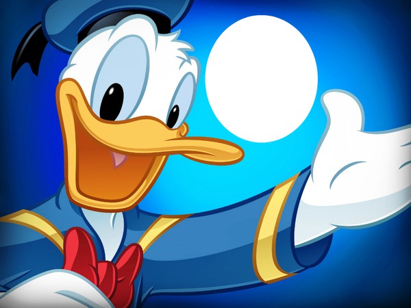Donald Duck Fotomontaža