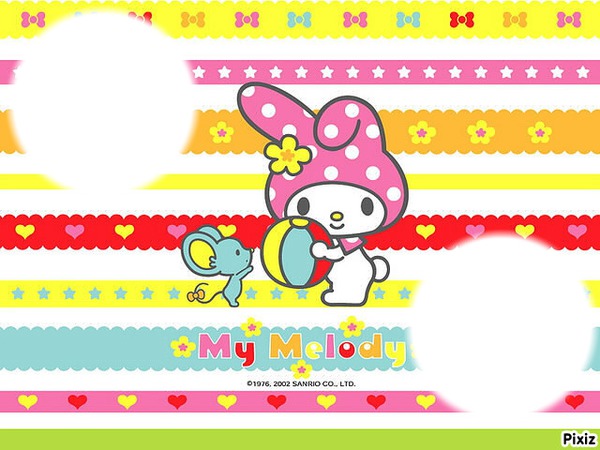 my melody Photo frame effect