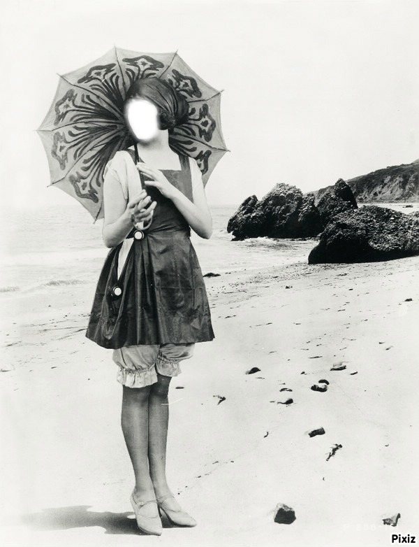 femme 1930 Фотомонтажа