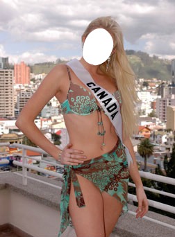 Miss Canada Fotomontāža