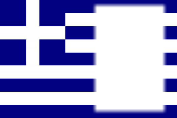 Greece flag Valokuvamontaasi