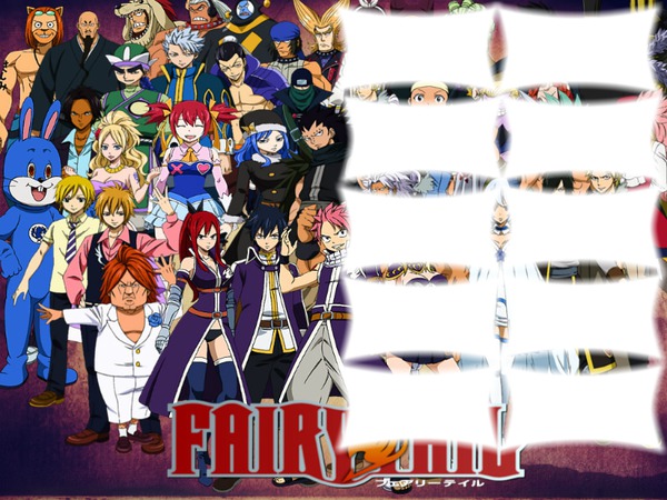 20 cadres fairy tail Fotomontage