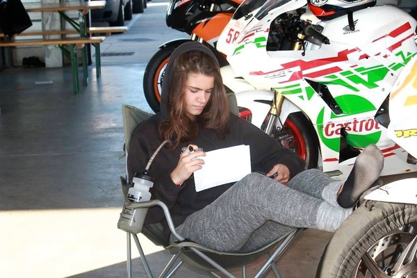 Laura Rodriguez #99 Copa Honda Racing Fotomontáž