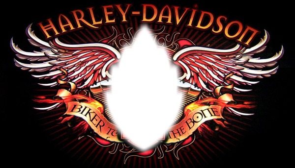 Harley Davidson Photo frame effect