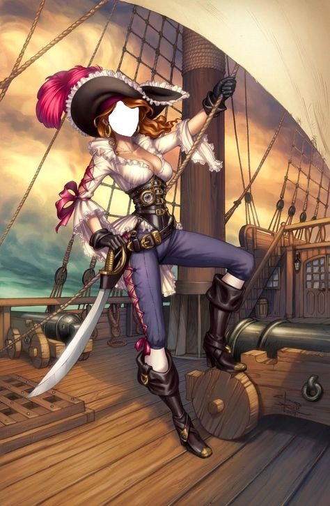 gatoneu Pirate Fotomontáž