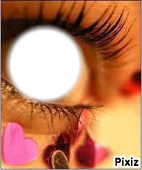 yeux d'amour Photomontage