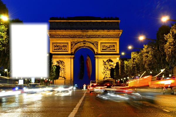 champs elysee Montage photo