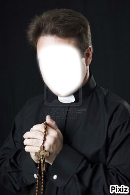 prêtre Photo frame effect
