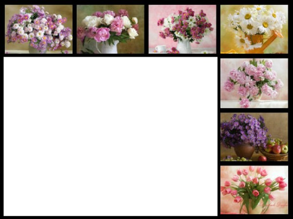 fleurs Montage photo