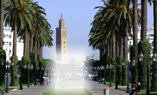 Maroc Rabat Fotomontáž