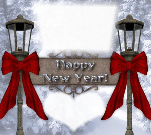 Rp Happy new Year Photo frame effect