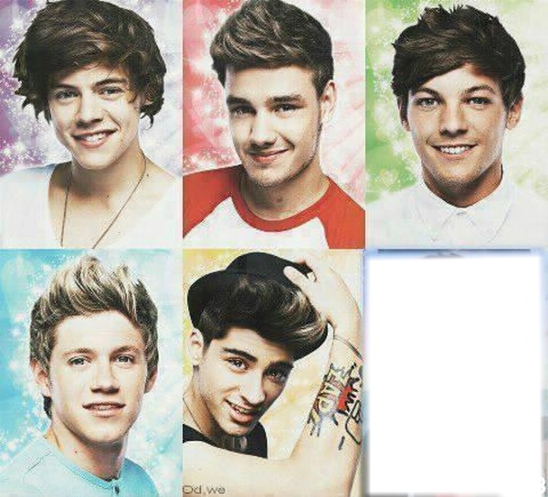 One Direction Fotomontaggio
