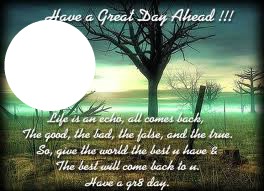 have a great day Photo frame effect