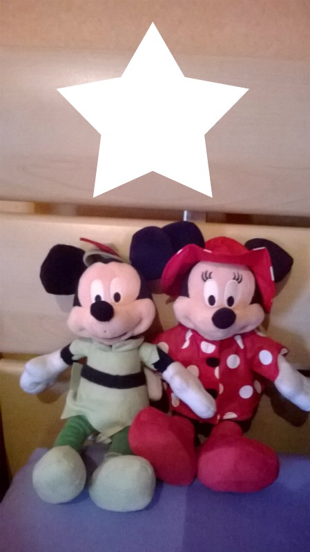 Mickey Minnie Photo frame effect