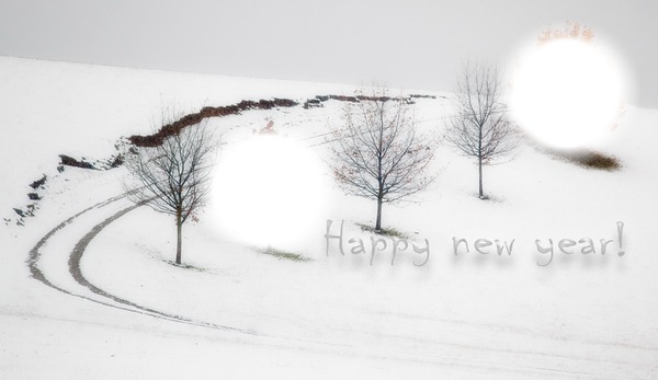 happy new year Фотомонтаж