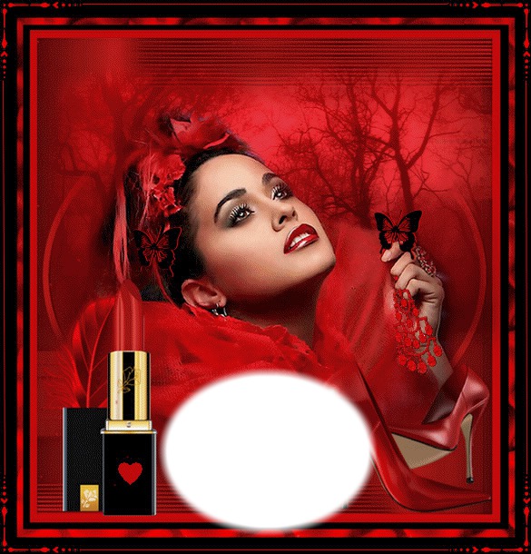 Rouge PASSION Photomontage