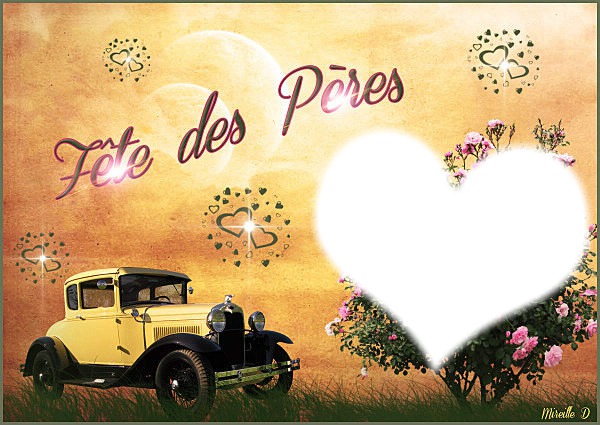 fête des pères Photomontage