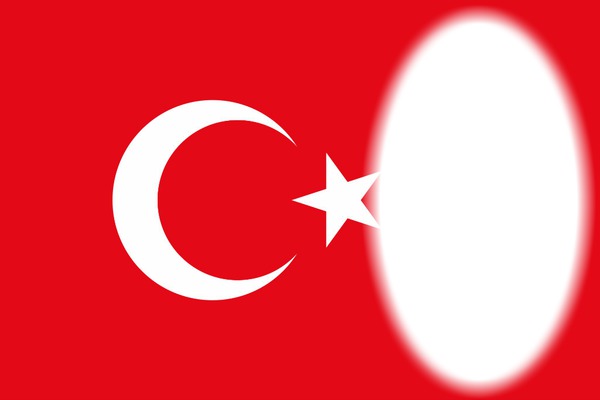 Turkey flag Фотомонтаж