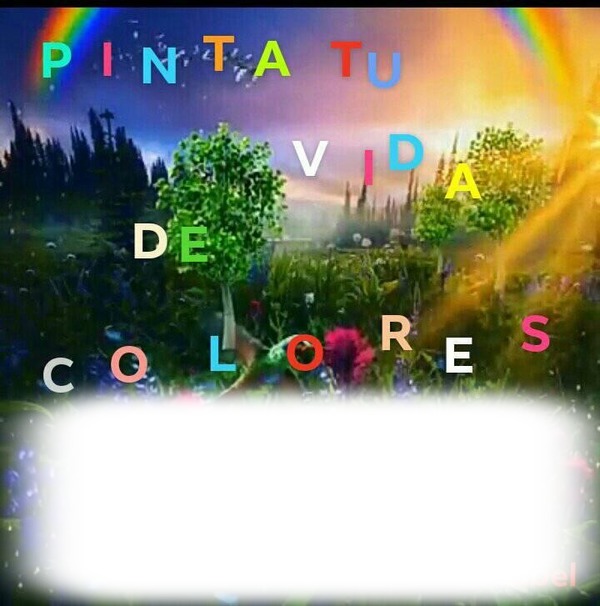 De colores Photomontage