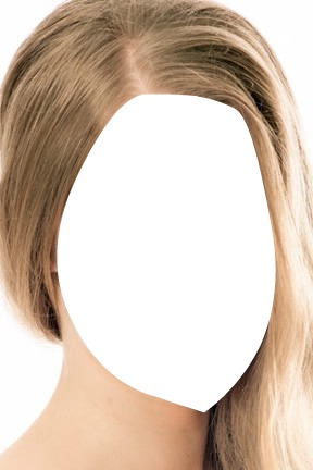 Blonde Hair Photo frame effect