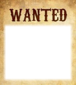wanted Photo frame effect
